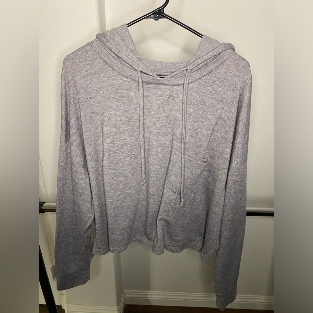 Grey Hoodie (Fits like L)